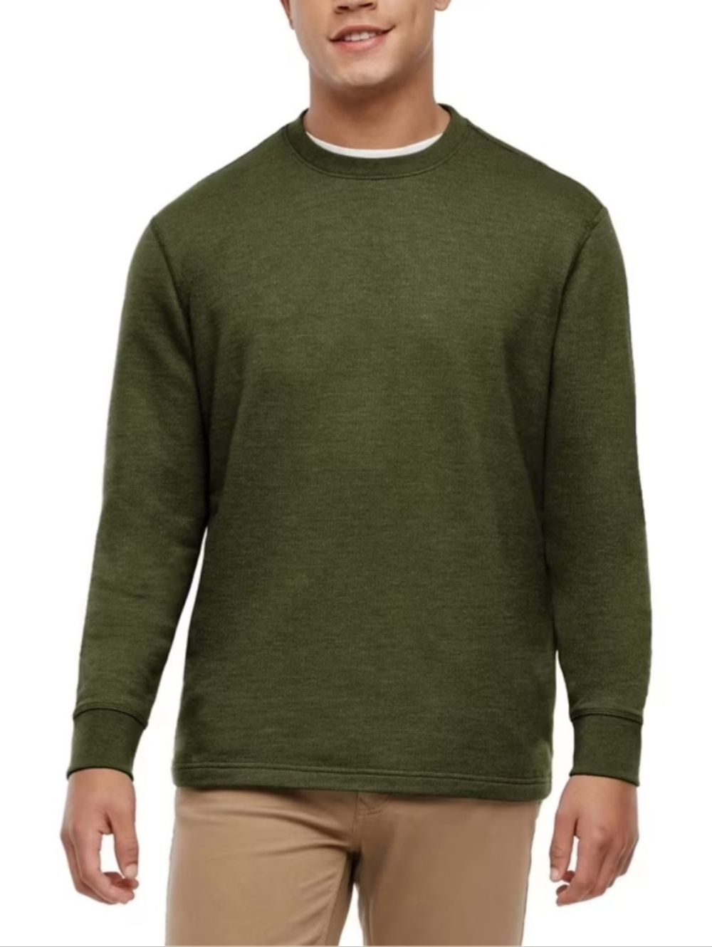 Orvis Olive Green Crewneck